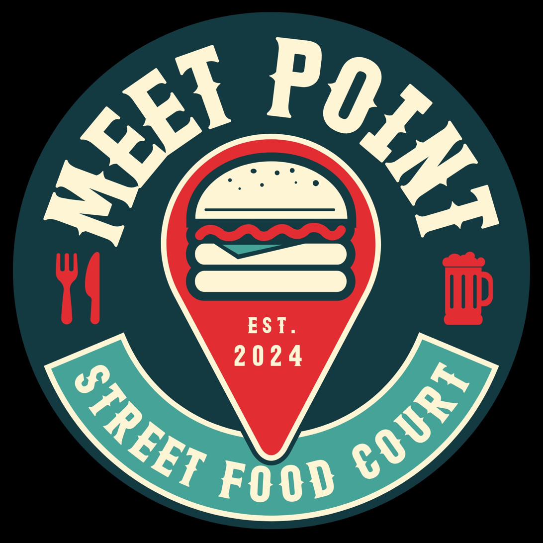Meet Point Street Food Court – EST. 2024 logo